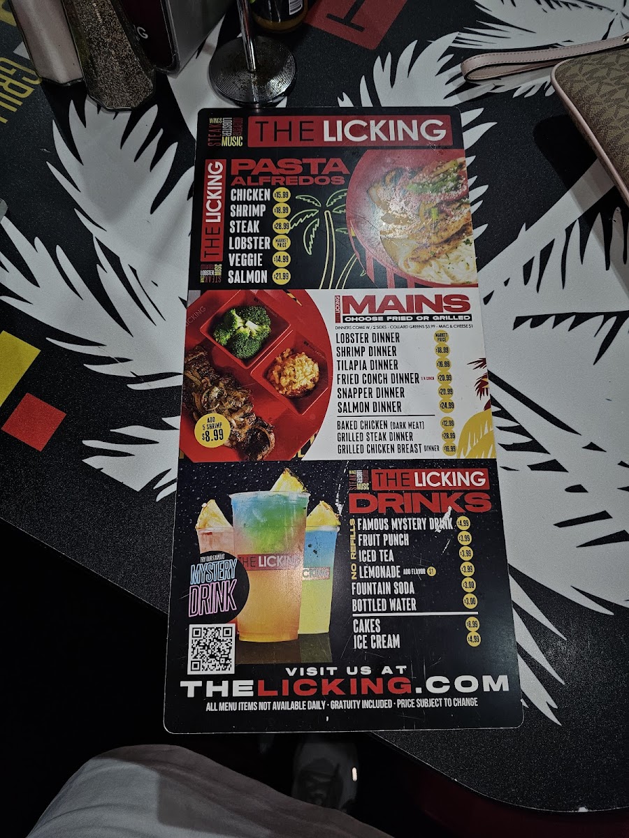 The Licking Menu - Image 1