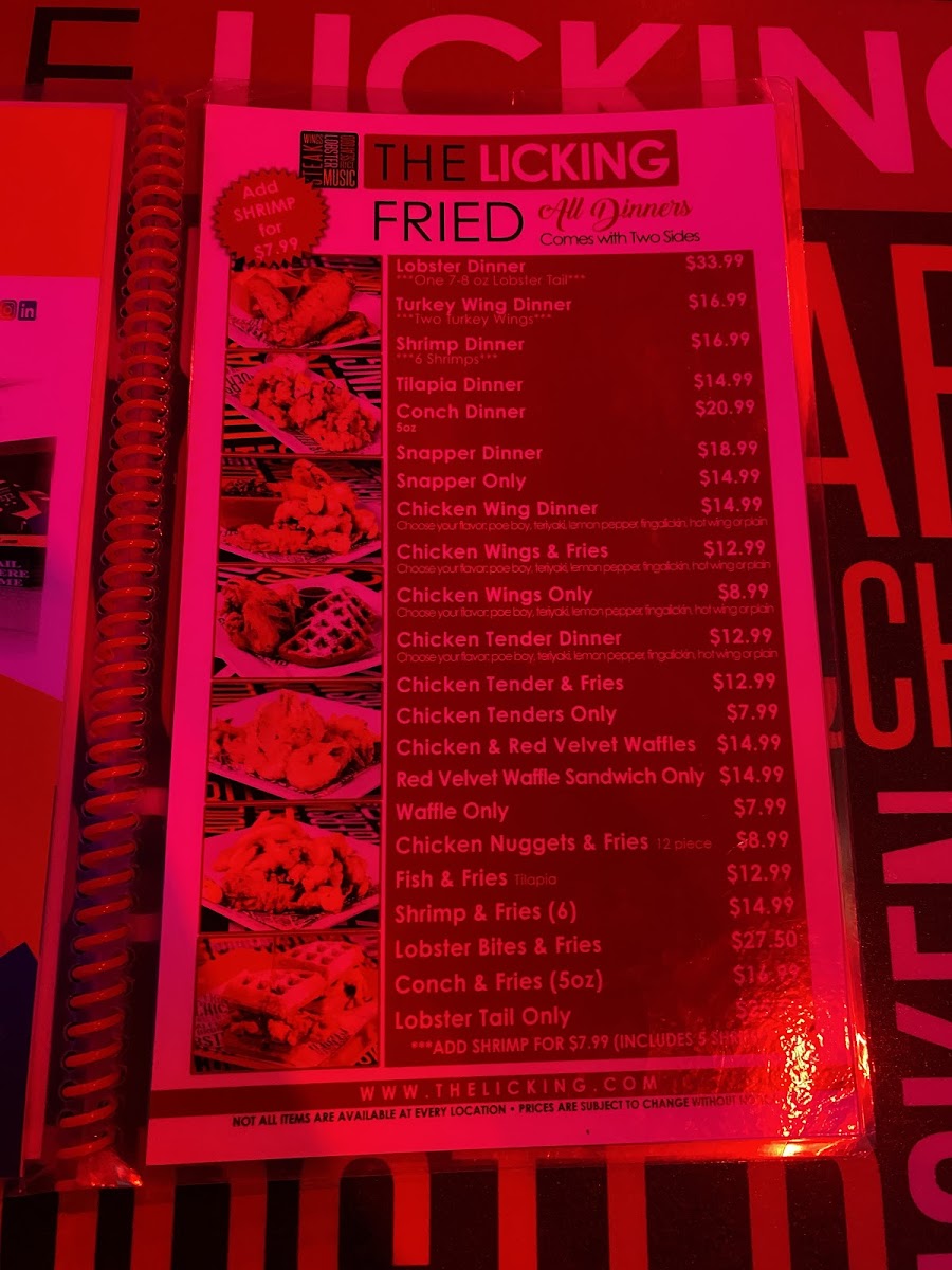 The Licking Menu - Image 5